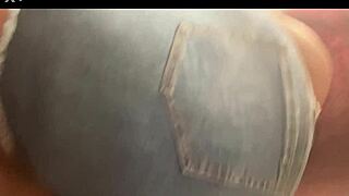 teen pees then farts in bathroom