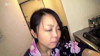 detailed blowjob with japanese woman in yukata, ayuki aya 1