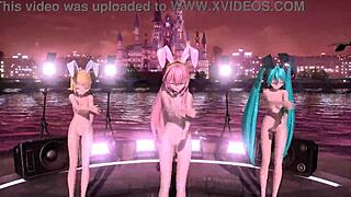 hatsune miku bunny costume mod