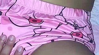 my stepfather gets very horny with my pajamas and comes on my bed.