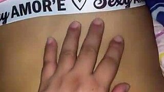 my stepfather gets very horny with my pajamas and comes on my bed.