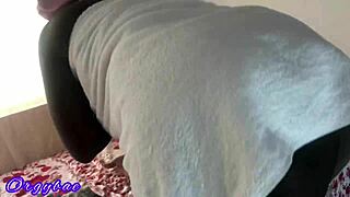 Home alone milf with a shaved pussy