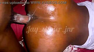 Petite African Hairy Pussy Stretched By Bbc On Rainy Day Cumshot!