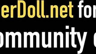 Latex Lover Rubberdoll Strap-On Bangs Rubber Painted Lady