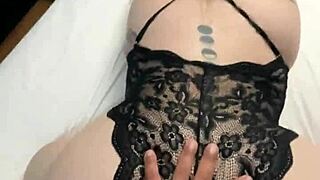 Fucking Latina Pussy with Finger in Her Ass in Homemade Doggystyle