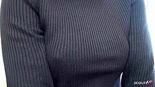 Petite japanese teen with big natural tits tries first blowbang and bukkake facial in uncensored jav?