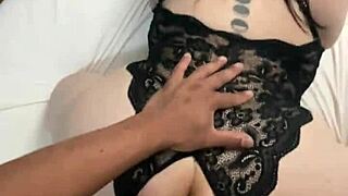 Fucking Latina Pussy with Finger in Her Ass in Homemade Doggystyle