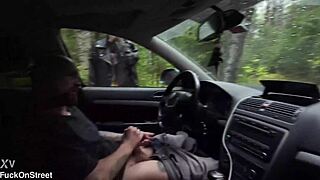 Teen Gets Rough Anus Stretched In My Car