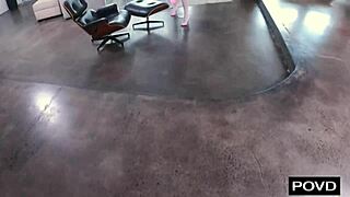 destiny cruz welcomes her man with a clean home and warm embrace