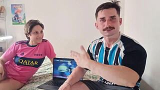 Foot Game With Southern Blonde And Saymon