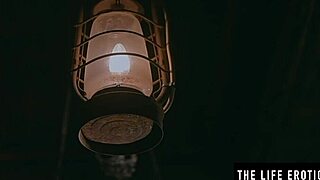 Stunning blonde drenched in sweat masturbates to orgasm.