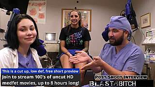 Stefania Mafra's face blasted with cum in POV: backstage moaning or latex gloves spreading?