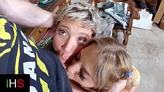 I had a fun threesome with two real whores, fucking and licking everywhere.