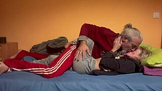 Wow, this milf wife is having multi-orgasms during unexpected homemade sex, licking and riding big cock