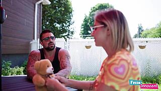 fresh innocent petite teen gets college interview