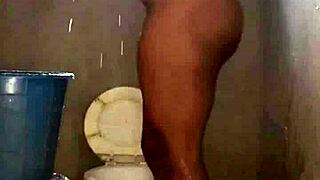 naijahomemadepussy takes a relaxing early morning shower