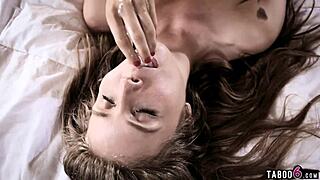 Dude hammered and creampied girlfriend and she plays with it. She bent over for more taboo reality.