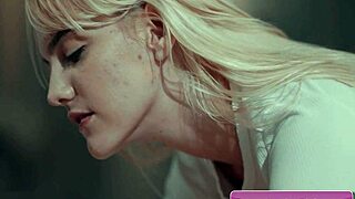 Sexy Horny Lesbian Blondes Lena Paul Sinn Sage Massage Boobs and Lick Pussy