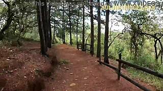 Yenifer Chacon lets soldierhugecock penetrate her bareback in the forest