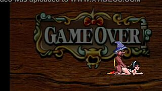 In the hidden apprentice scene, she performs deepthroat blowjob, anal assfucking, and spanking.