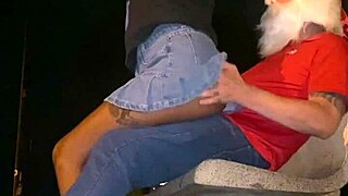 Santa Claus Eating Little Girl's Ass Public
