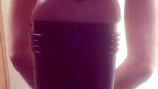 Gazzadomm experimenting with male toy