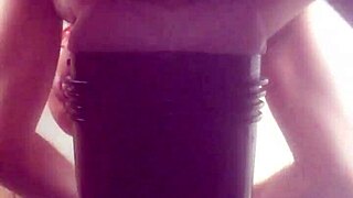 Gazzadomm experimenting with male toy