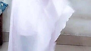 Piss Walking In Chastity Cage