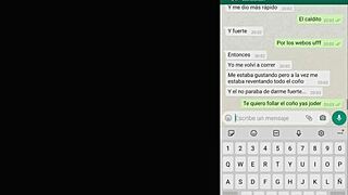 Chat conversation with cheating wife sucking blonde latina