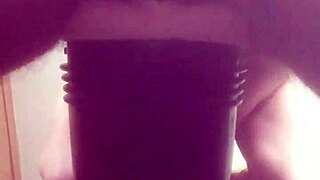 Gazzadomm experimenting with male toy