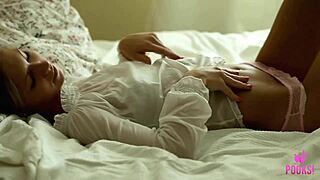 skinny ROXANA finger FUCKS her ASS