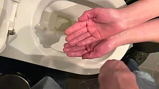 I Keep His Dick When He Pees and Next Wash My Hands in Pissing