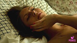 skinny ROXANA finger FUCKS her ASS