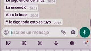 Chat conversation with cheating wife sucking blonde latina