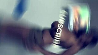 cuck sucks a dildo while his brunette babe gets spitroasted