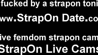 Relax that ass before I plunge my strapon in!