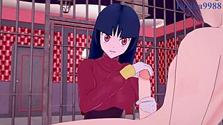what intense sex do lillie and sabrina natsume share in this pokemon hentai?