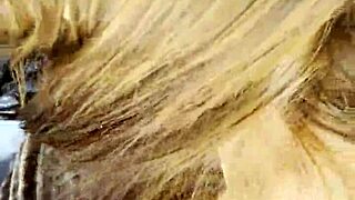 Hot Babe Massages Thick Cock with Sloppy Deepthroat