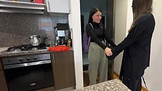 Best Friend Fulfills Lesbian Fantasy Amid Pregnancy Suspicions