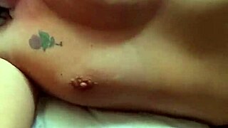 Blonde milf sucks cum in homemade facial