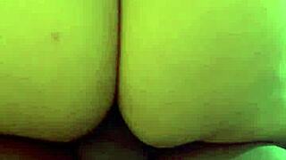 Asian girl pays Uber with blowjob and tight ass fuck in front of cuck