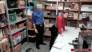 Officer Bangs And Cums On Small 18+ Tits 19yo At Work