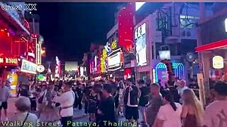 explore pattaya walking street halloween 2024 nightlife with go-go bars private dances sexy costumes