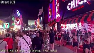 explore pattaya walking street halloween 2024 nightlife with go-go bars private dances sexy costumes