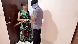 Indian maid sex for stolen money with Hindi audio