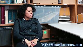 Busty Amateur Teen Fucking Policeman Who Caught Her in High Definition Reality