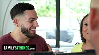 You love sucking that thick cock in front of stepdad?