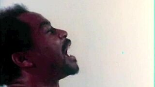 In vintage dark london, interracial pregnant threesome unfolds in swinging sixties shadows