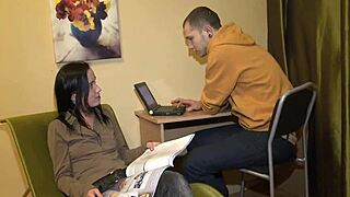 Watch This Large Muscular Stranger Fuck The Girlfriend!