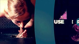 Hey, gloryholesecrets has this blonde busty milf deepthroating cock at the gloryhole